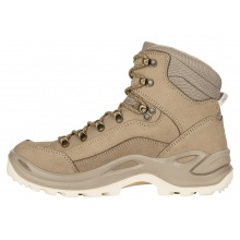 Lowa Hiking Shoes Renegade Mid GTX (All-Terrain, Nubuck leather, waterproof) sand/apricot Women